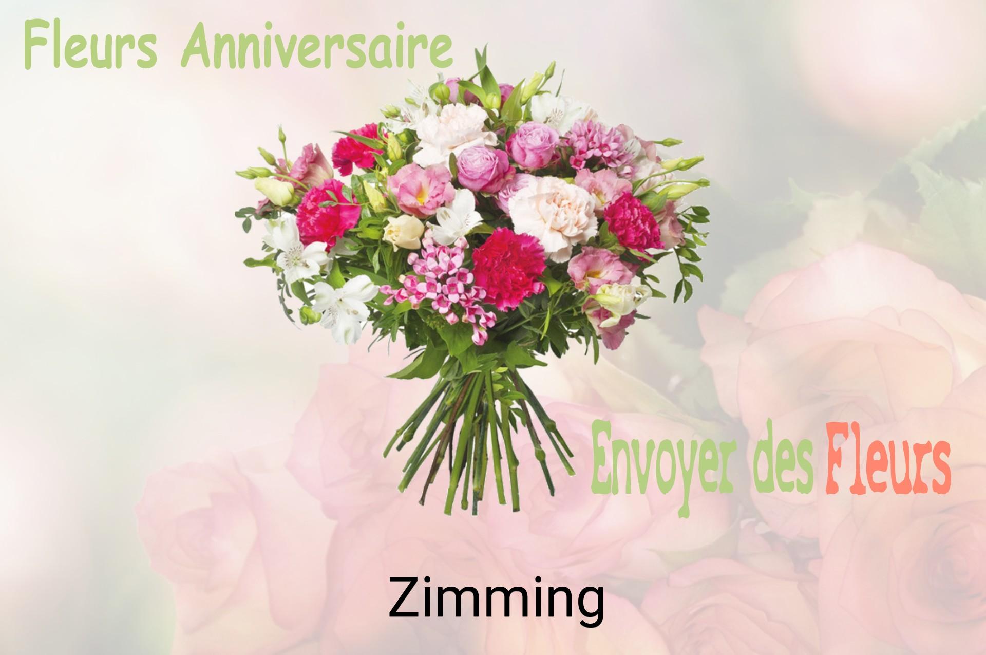 Bouquet de fleurs d’anniversaire livré à Zimming